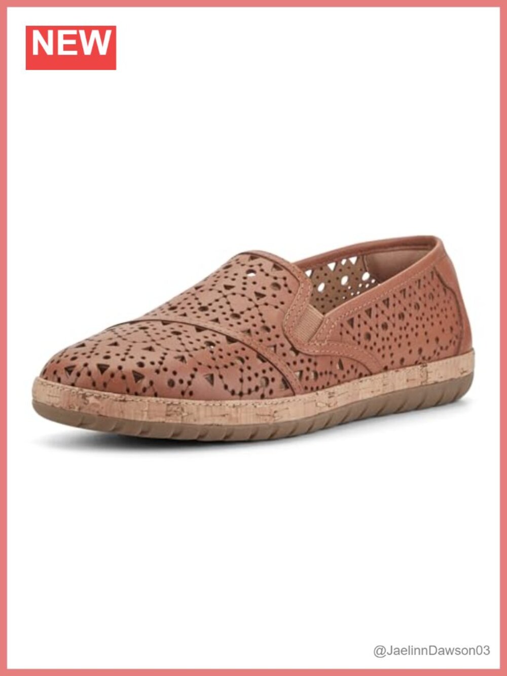 Women's Leather Slip-On Loafers Arch Support Cushioned